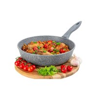 Сковорода Elan Gallery Гармония вкуса 120579 (серый мрамор) - Превью изображения №2 — Интернет-магазин ПроЗаказ