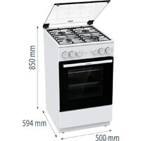 Кухонная плита Gorenje GK5A21WH - Превью изображения №7 — Интернет-магазин ПроЗаказ