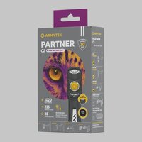 Фонарь Armytek Partner C2 Magnet USB (теплый) - Превью изображения №4 — Интернет-магазин ПроЗаказ