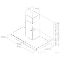 Кухонная вытяжка Elica Joy WHIX/A/90 PRF0104631A - Превью изображения №4 — Интернет-магазин ПроЗаказ