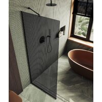 Душевая стенка MaybahGlass 195x79 MGD-698-6у (графитовое стекло/черный) - Превью изображения №5 — Интернет-магазин ПроЗаказ