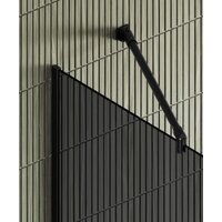 Душевая стенка MaybahGlass 195x79 MGD-698-6у (графитовое стекло/черный) - Превью изображения №2 — Интернет-магазин ПроЗаказ