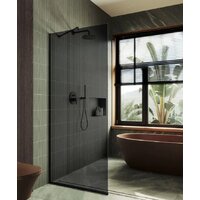 Душевая стенка MaybahGlass 195x79 MGD-698-6у (графитовое стекло/черный) - Превью изображения №4 — Интернет-магазин ПроЗаказ