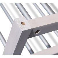 Тумба для обуви Sheffilton SHT-SR9-4 163347 (беленый/алюм.металлик) - Превью изображения №7 — Интернет-магазин ПроЗаказ
