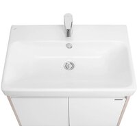  Акватон Тумба под умывальник Сканди Doors 70 1A278901SDB20 (белый/дуб верона) - Превью изображения №3 — Интернет-магазин ПроЗаказ