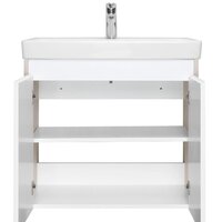  Акватон Тумба под умывальник Сканди Doors 70 1A278901SDB20 (белый/дуб верона) - Превью изображения №2 — Интернет-магазин ПроЗаказ