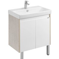  Акватон Тумба под умывальник Сканди Doors 70 1A278901SDB20 (белый/дуб верона) - Превью изображения №6 — Интернет-магазин ПроЗаказ