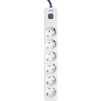 Стабилизатор Powercom SP-06W (5м, 6 розеток, белый/серый) - Превью изображения №2 — Интернет-магазин ПроЗаказ