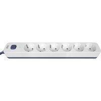 Стабилизатор Powercom SP-06W (5м, 6 розеток, белый/серый) - Превью изображения №4 — Интернет-магазин ПроЗаказ