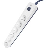 Стабилизатор Powercom SP-06W (5м, 6 розеток, белый/серый) - Превью изображения №5 — Интернет-магазин ПроЗаказ
