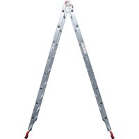 Лестница-трансформер Новая высота NV 331 шарнирная 2x8 ступеней - Превью изображения №5 — Интернет-магазин ПроЗаказ