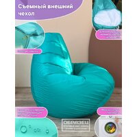 Кресло-мешок Flagman Груша Медиум Г1.1-07 (желтый) - Превью изображения №3 — Интернет-магазин ПроЗаказ