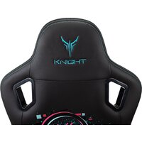 Игровое (геймерское) кресло Knight Outrid Smile (экокожа черный) - Превью изображения №12 — Интернет-магазин ПроЗаказ