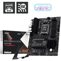 Материнская плата MSI Pro B840-S Evo WiFi6E - Превью изображения №4 — Интернет-магазин ПроЗаказ