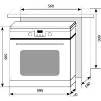 Электрический духовой шкаф LEX EDP 093 BL - Превью изображения №2 — Интернет-магазин ПроЗаказ