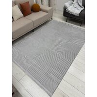 Ковер для жилой комнаты Radjab Carpet Моника Прямоугольник MC 402A 12588RK (1.6x3, L.Grey) - Превью изображения №2 — Интернет-магазин ПроЗаказ