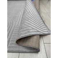 Ковер для жилой комнаты Radjab Carpet Моника Прямоугольник MC 402A 12588RK (1.6x3, L.Grey) - Превью изображения №7 — Интернет-магазин ПроЗаказ