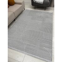 Ковер для жилой комнаты Radjab Carpet Моника Прямоугольник MC 402A 12588RK (1.6x3, L.Grey) - Превью изображения №4 — Интернет-магазин ПроЗаказ