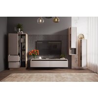 Шкаф распашной Аквилон Рэя №8.1 (туя светлый/кашемир) - Превью изображения №12 — Интернет-магазин ПроЗаказ