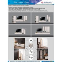 Шкаф распашной Аквилон Рэя №8.1 (туя светлый/кашемир) - Превью изображения №17 — Интернет-магазин ПроЗаказ