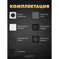 Вентиляционная решетка HOMY AIR квадратный AS125WR 20x20 (белая) - Превью изображения №7 — Интернет-магазин ПроЗаказ