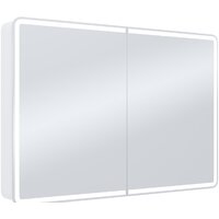 Континент Шкаф с зеркалом Avenue Led 120х80