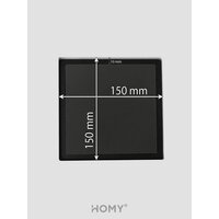 Вентиляционная решетка HOMY AIR квадратный AS100BS 15x15 (черная) - Превью изображения №16 — Интернет-магазин ПроЗаказ