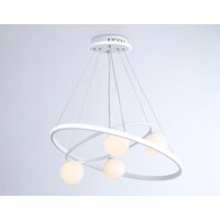 Подвесная люстра Ambrella light Comfort FL66321/1+4 WH (белый) - Превью изображения №4 — Интернет-магазин ПроЗаказ