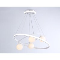 Подвесная люстра Ambrella light Comfort FL66321/1+4 WH (белый) - Превью изображения №2 — Интернет-магазин ПроЗаказ