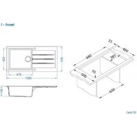 Кухонная мойка Alveus Cadit 50 1140598 - Превью изображения №3 — Интернет-магазин ПроЗаказ