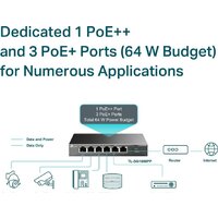 Неуправляемый коммутатор TP-Link TL-SG1006PP V1 - Превью изображения №5 — Интернет-магазин ПроЗаказ