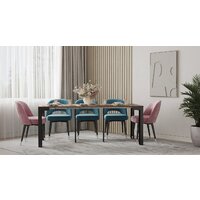 Кухонный стол Aledar Консольный стол F 40x240290 (черный муар/дуб галифакс) - Превью изображения №4 — Интернет-магазин ПроЗаказ