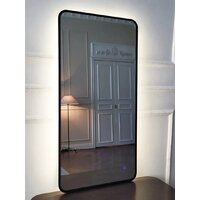 Зеркало с подсветкой  EMZE Smartphone 50x100 LED.UV.SMART.50.100.CHE (черный) - Превью изображения №4 — Интернет-магазин ПроЗаказ