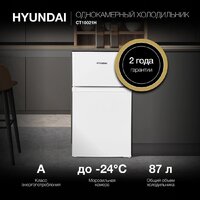 Холодильник Hyundai CT10021H (белый) - Превью изображения №2 — Интернет-магазин ПроЗаказ