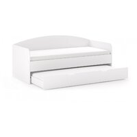 Кровать с выдвижным спальным местом Сонум Martin 90x200 (белый) - Превью изображения №2 — Интернет-магазин ПроЗаказ