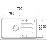 Кухонная мойка Franke Malta BSG 611-78 (белый) - Превью изображения №2 — Интернет-магазин ПроЗаказ