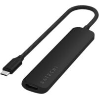 Satechi 6-in-1 USB-C Slim Multiport Adapter ST-P6SK (черный)