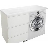  Эстет Тумба Dallas Luxe ФР-00002270 с умывальником Dallas 130 (левая) - Превью изображения №2 — Интернет-магазин ПроЗаказ
