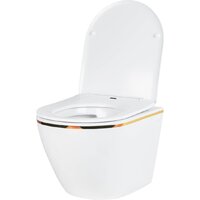 Унитаз подвесной Roxen Antares Gold в комплекте с инсталляцией StounFix Dual Fresh 6 в 1 968092 (кнопка: золото глянцевое ) - Превью изображения №7 — Интернет-магазин ПроЗаказ