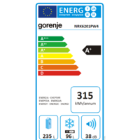 Холодильник Gorenje NRK6201PW4 - Превью изображения №3 — Интернет-магазин ПроЗаказ
