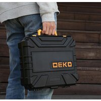Дрель-шуруповерт Deko DKCD20FU-Li SET 195 063-4135 (с 2-мя АКБ, кейс, набор оснастки) - Превью изображения №6 — Интернет-магазин ПроЗаказ
