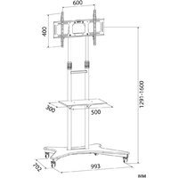Стойка для телевизора CACTUS CS-ST31 - Превью изображения №10 — Интернет-магазин ПроЗаказ