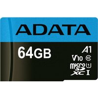Карта памяти ADATA Premier AUSDX64GUICL10A1-RA1 microSDXC 64GB (с адаптером) - Превью изображения №2 — Интернет-магазин ПроЗаказ