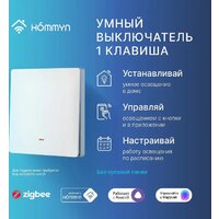 Выключатель Hommyn zigbee 1 клавиша SWZBNN01W (без нейтрали) - Превью изображения №9 — Интернет-магазин ПроЗаказ