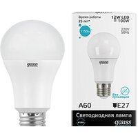 Gauss Elementary E27 12Вт 4100K [23222]