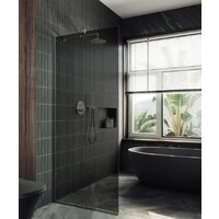 Душевая стенка MaybahGlass 195x79 MGD-698-5у (графитовое стекло/хром матовый) - Превью изображения №5 — Интернет-магазин ПроЗаказ