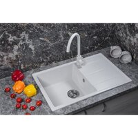 Кухонная мойка AV Engineering Benefit AVE730470WTA (белый) - Превью изображения №4 — Интернет-магазин ПроЗаказ