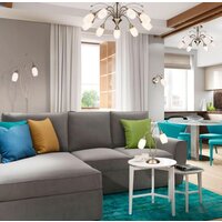 Подвесная люстра Евросвет Ginevra 30280/8 (античная бронза) - Превью изображения №5 — Интернет-магазин ПроЗаказ