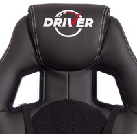 Игровое (геймерское) кресло TetChair Driver (иск. кожа/ткань, черный/черный) - Превью изображения №8 — Интернет-магазин ПроЗаказ