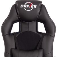 Игровое (геймерское) кресло TetChair Driver (иск. кожа/ткань, черный/черный) - Превью изображения №7 — Интернет-магазин ПроЗаказ